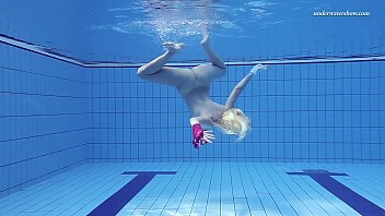 Preview 3 of Asia Vidios Sex - Elena Proklova underwater mermaid in pink dress