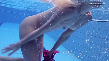 Preview 4 of Asia Vidios Sex - Elena Proklova underwater mermaid in pink dress