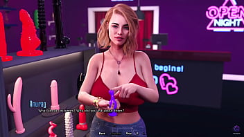 Preview 2 of Pakistani Pashto Girls Sex - MILF Step Aunty Seducing Me in Public Changing Room - 3D Hentai Animated Porn - Life in Santa County