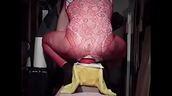 Preview 3 of Xxxxin Fast Time Hd - sexy hot in red lingerie gaping ass