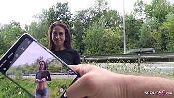 Preview 2 of Iran Iranian Lesbian - GERMAN SCOUT - Instagram Fitness Teen Model aus K&ouml_ln bei Strassen Casting f&uuml_r Geld gefickt