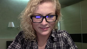 Preview 1 of Momy Got Dany - Attika Curly Haired Blonde &amp_ Tongue Piercing Webcam Chat SFW