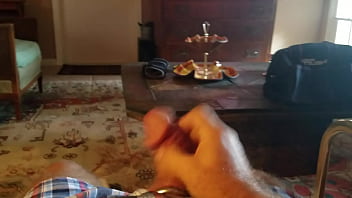 Preview 3 of Sanny Leioi - Jacking up another load out of my thick big cock