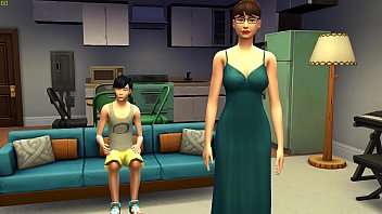Preview 1 of Kitchen Fuck Hot Couple - Stepmom First Time Fucking With Her Step-Son
