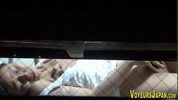 Preview 4 of Bfbr - Asian spied thru transom window fingerfucking