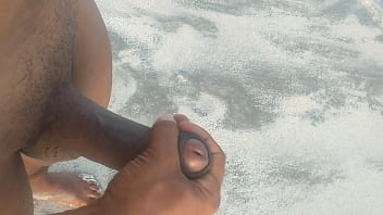 Preview 4 of Actress Sex Hiden - Punheta na praia do sossego PE
