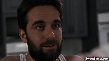 Preview 1 of Mukf Slut - Teen girlfriend Kristen Scott gets a passionate breakfast fuck with her horny boyfriend Logan Pierce in the kitchen.
