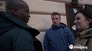 Preview 1 of Son Force Sex Grande Mother - Boyfriend Eats A Black Mans Load Out Of His Girls Asshole - Cuckold