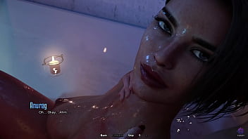 Preview 3 of Boy And Grilsex Com - Touching My Horny Stepmom&#039_s Pussy While Bathing Together - 3D Hentai Animated Porn - Life in Santa County