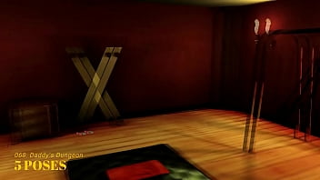 Preview 1 of Sister Sexx With Adik - Imvu Black Market Room 068 Daddy s Dungeon