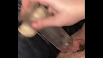 Preview 2 of Two Girl One Man Sex - fucking my wet pussy with my parents in the next room