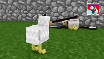 Preview 2 of Hentai Taki - AMV Galinhas do minecraft Fight 1080p 60fps