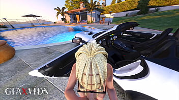 Preview 1 of Vidio Bokep Sarini - GTA V - Monica POV