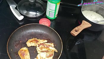 Preview 2 of Notty Anerika - Husband Fuck His Wife While Cooking