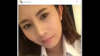 Preview 1 of Model In Red Has Japanese - Camfrog VIP kinokij x
