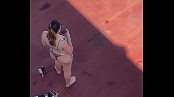 Preview 1 of Albina Girl - Vecinas tomando sol en la terraza parte 4