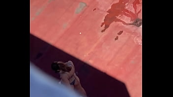 Preview 4 of Albina Girl - Vecinas tomando sol en la terraza parte 4