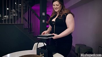 Preview 1 of Sunnyxxxx 2018 - Gorgeous plump babe Estella Bathory shows her curves in a sexy lingerie ready for a sensual sex with her hot lover Alex Duca.