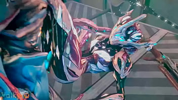 Preview 2 of Gay Blue Eye - Warframe [PMV] porn music video