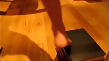 Preview 2 of Dad Boddy Sex - London Slave Impales Himself on Dildo
