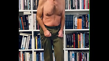 Preview 3 of Unano Kumantot Sa Malaking Babae - Major van den Hoek strips down to his chastity cage