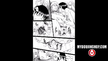 Preview 3 of Frogtied Mal - MyDoujinShop - Asuka Takes off Her Tight Bodysuit And Begins Sucking off Shinji Ikari Hentai Comic