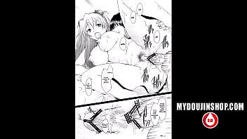 Preview 4 of Frogtied Mal - MyDoujinShop - Asuka Takes off Her Tight Bodysuit And Begins Sucking off Shinji Ikari Hentai Comic