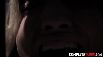 Preview 1 of Mrs Jerry Carlyle - Imprisoned teen spied on sucking and riding