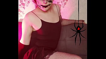Preview 2 of Familly Stroke Sis - Femboy Glam: Embracing My Feminine Side in Fishnets &amp_ a Mini Skirt