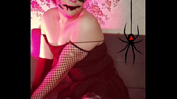 Preview 1 of Familly Stroke Sis - Femboy Glam: Embracing My Feminine Side in Fishnets &amp_ a Mini Skirt