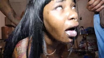 Preview 1 of Rusia Publik Sex - 18yr teen blasian star first gangbang on some next level dick