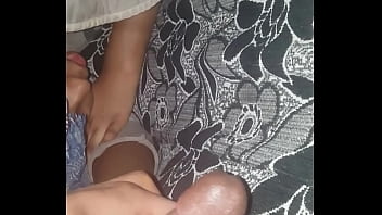 Preview 4 of Xnxx Debora - Handjob s. on the couch