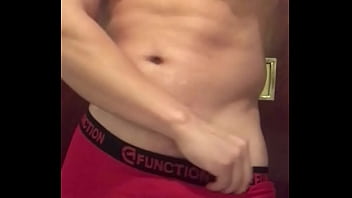 Preview 4 of Indian Anty Xxx Sax - Bodybuilder red boxer big dick