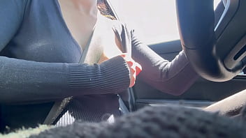 Preview 3 of Vibes Bdsm - Italian Stepmom Artemisia Love Sexy car ride showing her big tits and nipples