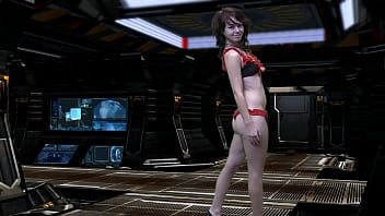 Preview 2 of Young Boy Xxx Gril - Spaceship model video shoot
