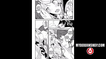 Preview 2 of Hotel Saxcy Movie - MyDoujinShop - Buxom Video Game Vixens Get Fucked Hard Xenoblade Chronicles 2 Hentai Comic