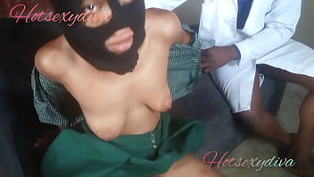 Preview 2 of Nadia Ali Suck Cock - horny ebony college girl seduce African doctor and get what she ever wanted the big black cock