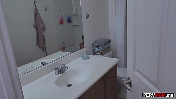 Preview 1 of Pov Teens Fuck - Filmed my big boobs stepmom masturbating with a dildo