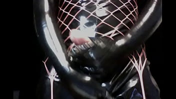 Preview 1 of Korean Masturbate Ass - latex boy