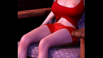 Preview 4 of Indian Tight Salwar Sex - 3D Pink Hair Breast Expansion POV Solo w/ Sound added
