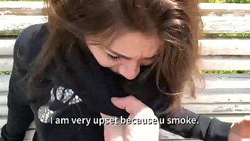 Preview 1 of Live Call - Su padre la pilla fumando y la castiga