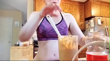 Preview 3 of Oleta Ocan - making peanut butter