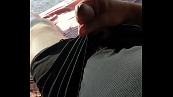 Preview 2 of Force And Cry Las5 - SciFiCowboy slow stroking at a public campground in back of pickup truck