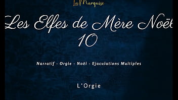 Preview 3 of Long Time 30 Min - Les Elfes de M&egrave_re No&euml_l 10 - French dirty talk orgy
