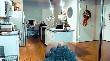 Preview 2 of Lokele Xxx - Curvy Black Girl Bent Over...