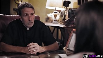 Preview 1 of Drugged Throat Fuck - Gia Paige is getting married sson so she confesses with his horny priest Steve Holmes and ended up having a hardcore sex with him.