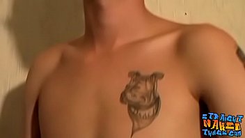Preview 1 of Up 9xnxxx Com - Tattooed guy strips to play with his giant dick and cum