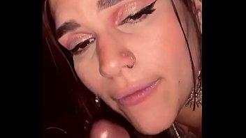 Preview 3 of Dolly Little Cumshot - Uber driver gets a tip,  a warm mouth to put his cock and load in