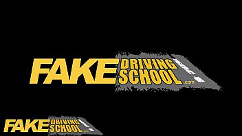 Preview 1 of Rahega Xx - Fake Driving School Hot learner Kristy Black fucked doggy style