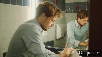 Preview 1 of My Own Mother I Fucked - Deeper. Abigail Mac Fucks her Young Employee in the Bathroom